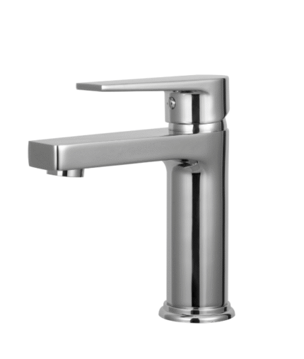 TR81 Modern Single Handle Bathroom Basin Faucet - Polished Chrome